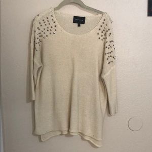 ‼️SALE‼️Studded scoop neck sweater
